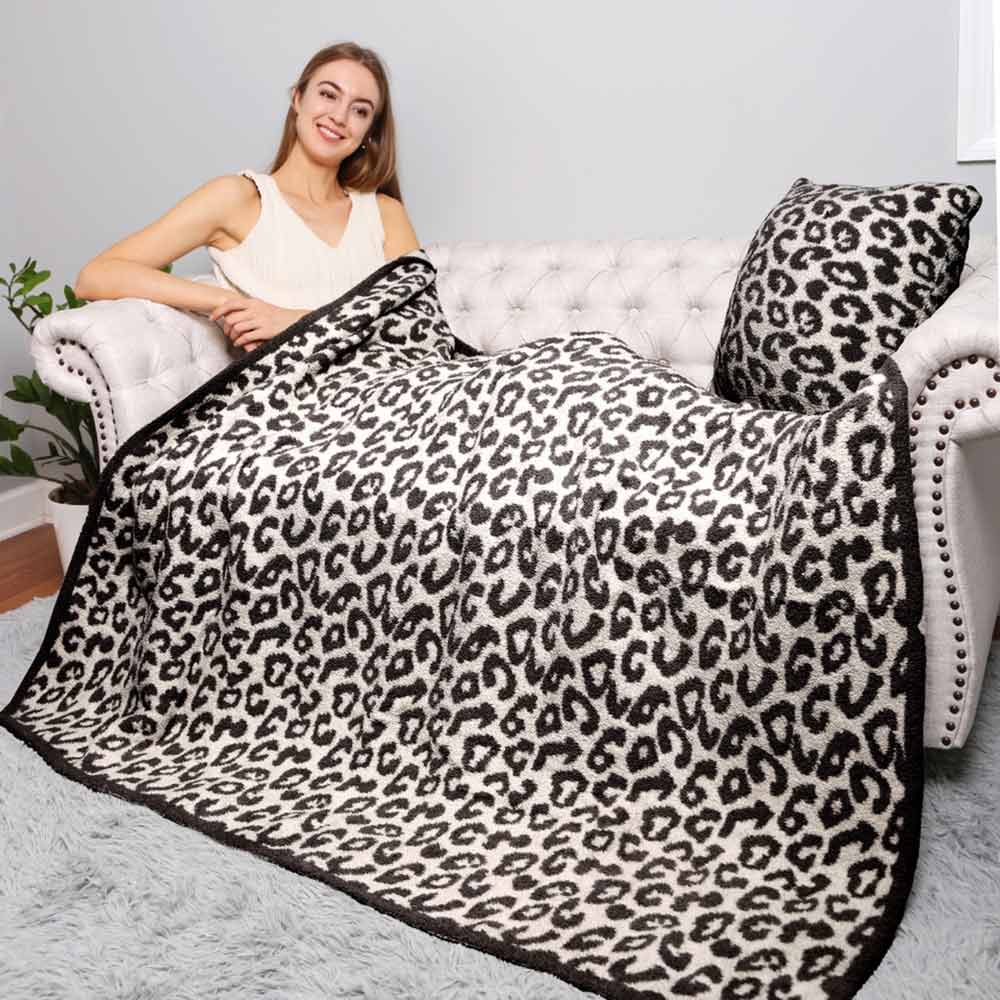 Leopard Throw Blanket